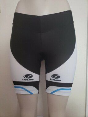 Voler Women’s Diamante Cycling Shorts XS Black Blue White Padded